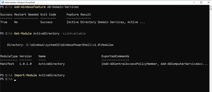 How To Import the PowerShell Active Directory Module