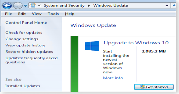 Where is my Windows 10 update?