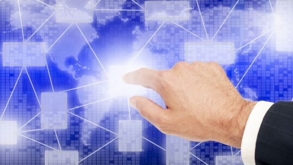 male hand touching virtual tiles male hand touching virtual tiles