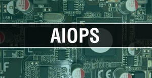AIOps written on circuit board AIOps written on circuit board