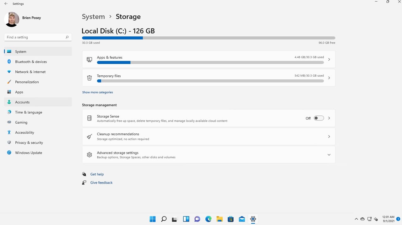 A First Look at Windows 11’s Advanced Storage Features