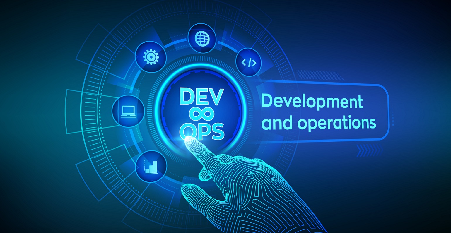 figure pointing at DevOps