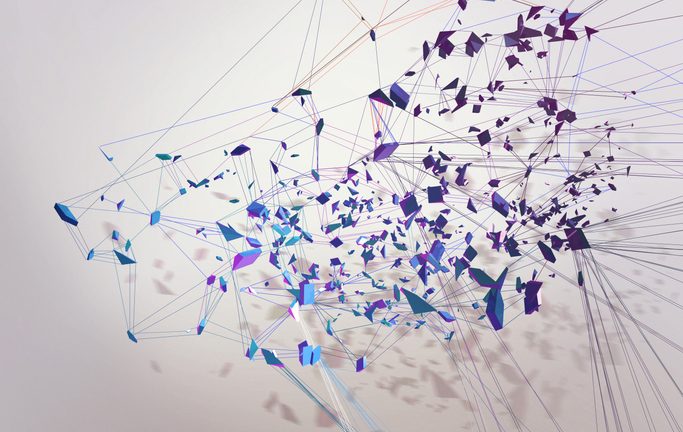 Concept art with blue strings