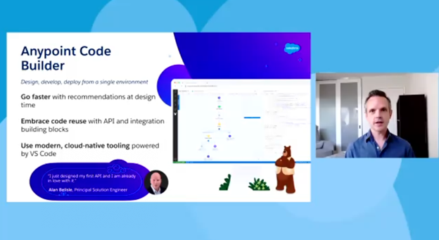 MuleSoft's Chief Product Officer Shaun Clowes discussing Anypoint Code Builder