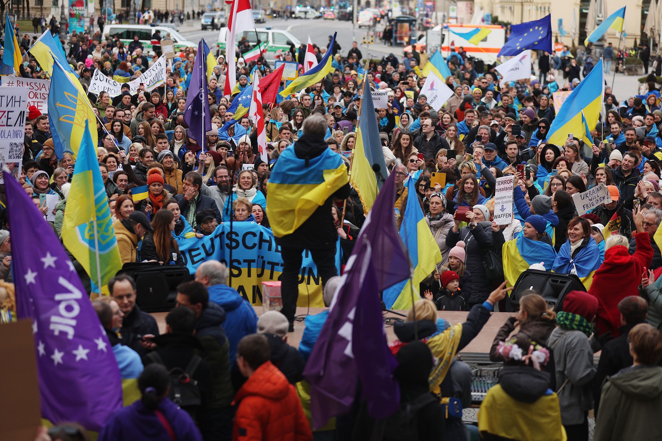 Ukraine rally