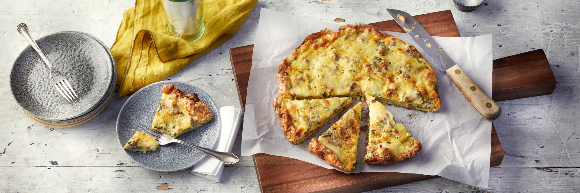 Omelette mit Pfifferlingen