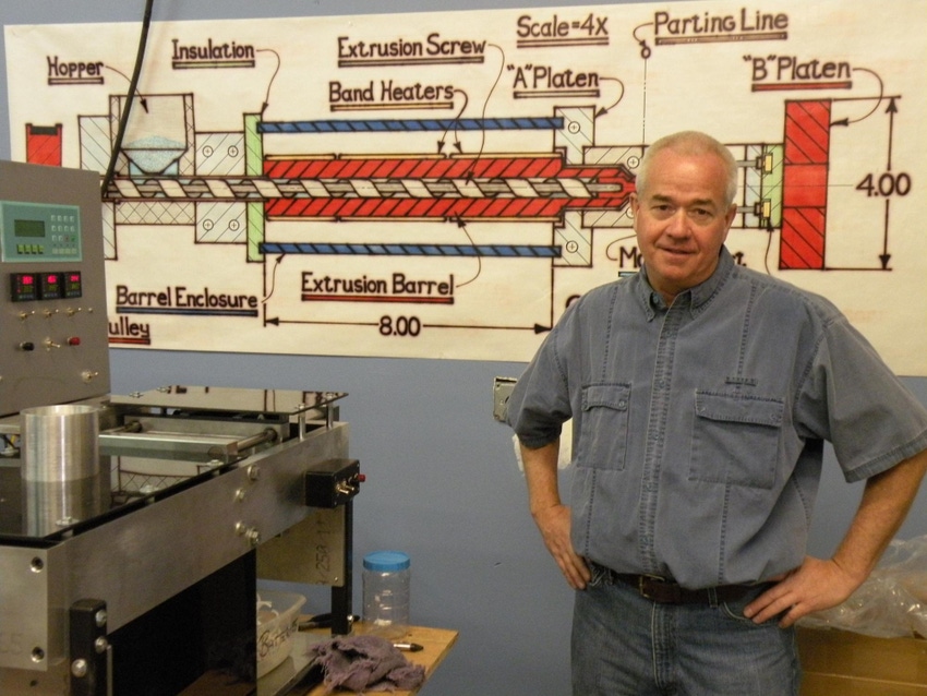 Inventor’s reimagined injection molding machine finds its niche