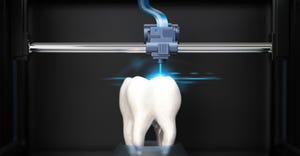 3D printed tooth