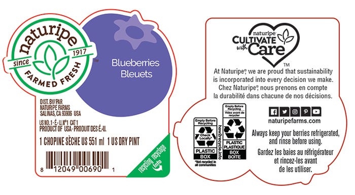 NatureRipe BOPP Labels