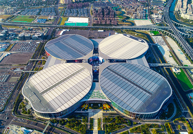 National Exhibition and Convention Center in Hongqiao, Shanghai