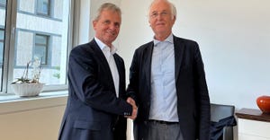 Anton Paar CEO Dr. Friedrich Santner (left) and Peter Eßer  of the Brabender Group