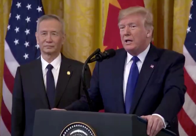 Trump and Liu He
