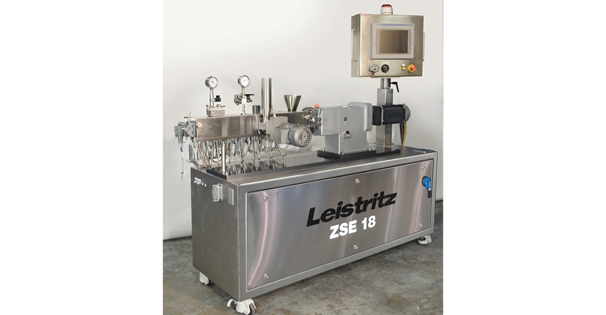 Leistritz twin-screw extruder