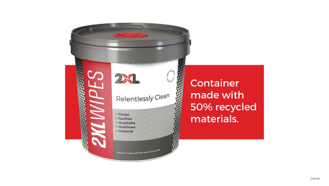 2XL Corp launches recyclable wipes bucket with PCR 2XL Corp launches recyclable wipes bucket with PCR