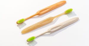 toothbrush handles made from reSound NF bio-filled polymers