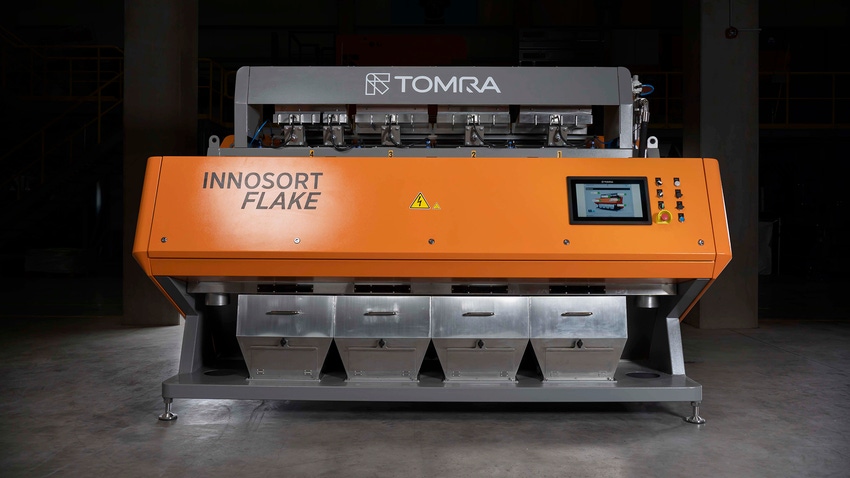 Tomra Innosort Flake system for PET recycling