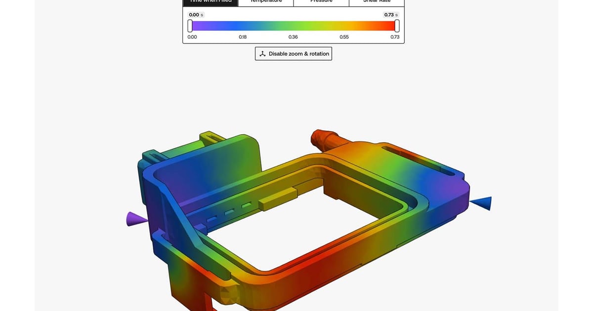 Plastic Injection Template New Software Slashes Injection Molding Simulation Time