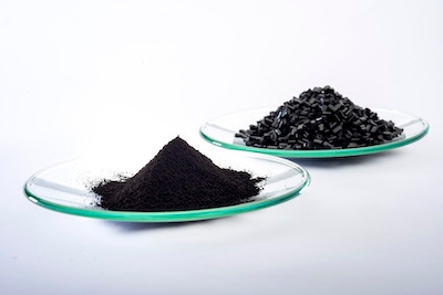 Black pigment extends service life of plastic components