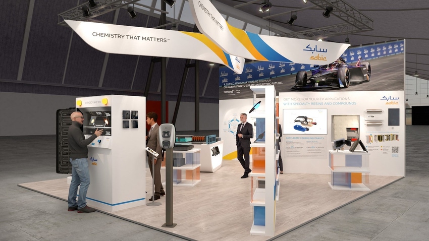 Sabic's stand at The Battery Show Europe
