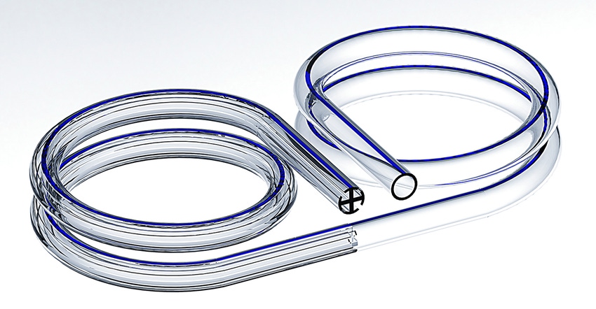 clear extruded tubing