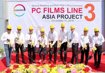 Covestro breaks ground on new PC film line in Thailand