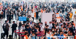 crowded show floor at Chinaplas