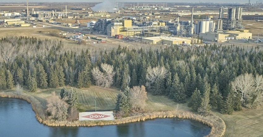 Dow's manufacturing site in Alberta
