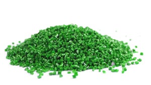 green polypropylene resin