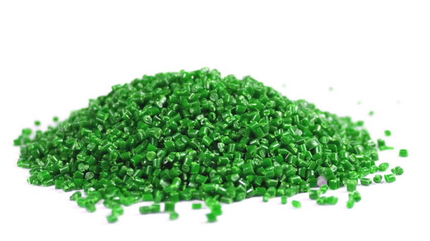 green polypropylene resin