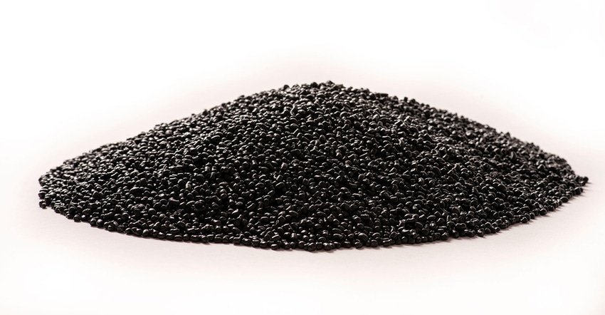 black plastic resin