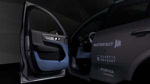 concept car with ocean-bound plastic