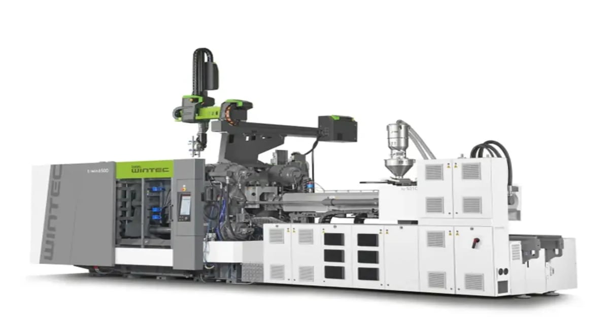 Two-Platen Machine Tackles Manufacturing Challenges at Trade Show