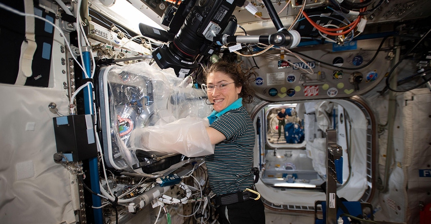 bioprinter on International Space Station