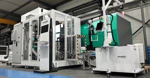 Arburg hybrid Allrounder 720 H and injection molding cell
