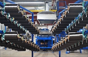 PlastiComp triples production of long carbon fiber reinforced composites