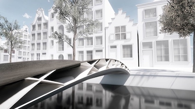 Dutch companies design first lightweight 3D-printed bridge using FRP