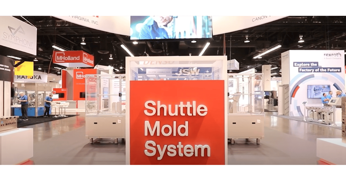 Mold Shuttle System Can Double Injection Molding Capacity
