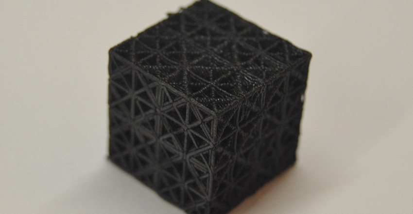 3D-printed metamaterial