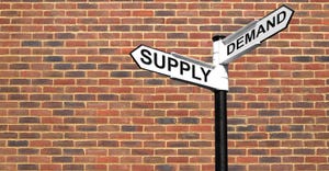 supply and demand signs on street