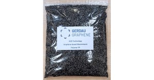 bag of graphene-enhanced plastic pellets