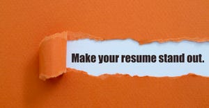 how to make resume stand out