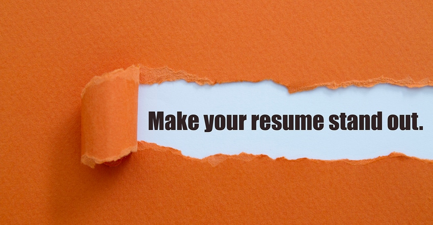 how to make resume stand out