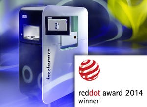 Arburg’s Freeformer captures “Red Dot Award 2014” design prize