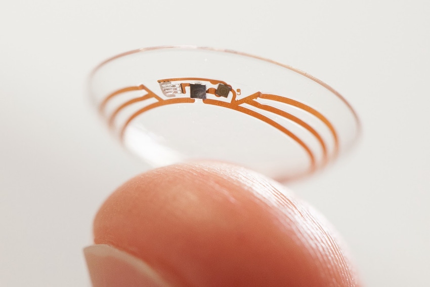 Plastics play key roles in Google X glucose eye sensor