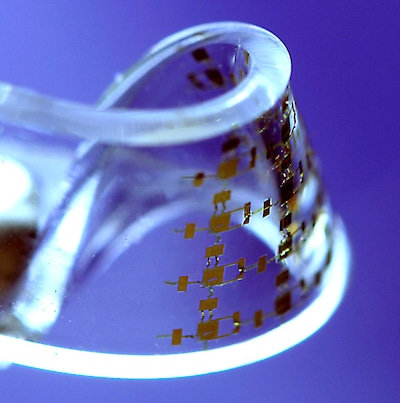 Using 3D printing with elastomers to develop stretchable electronics