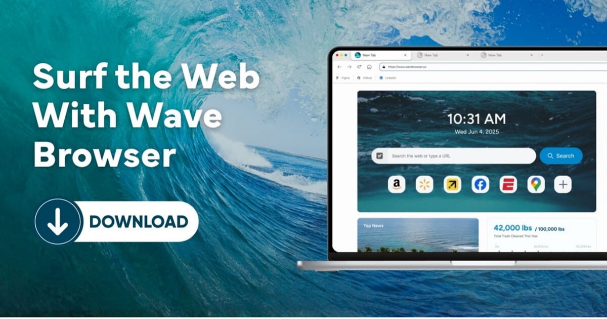 Browser Partnership Tackles Ocean Plastic Crisis