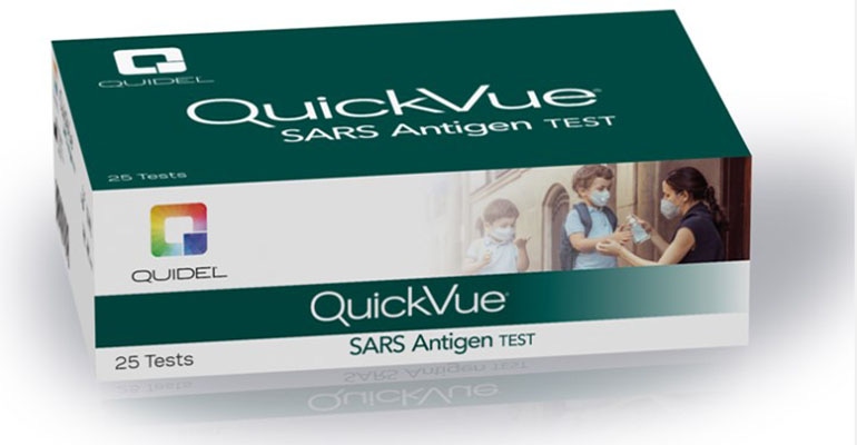 QuickVue rapid antigen test