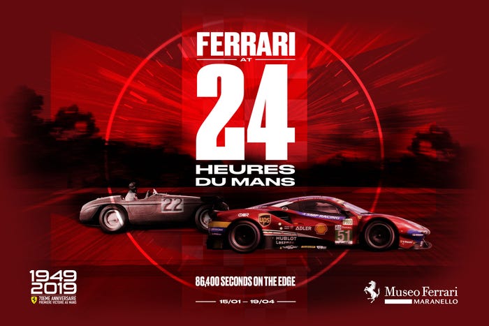 Ferrari Exhibits Its Side Of The 'Ford Vs Ferrari' Le Mans Drama