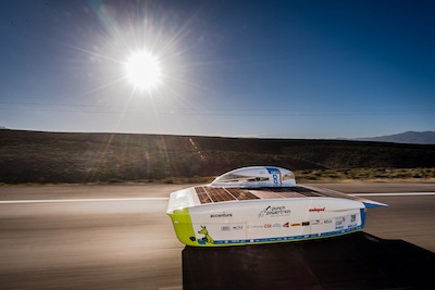Polyolefin encapsulant deployed in solar-powered racing car