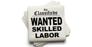 Headline reads skilled labor wanted